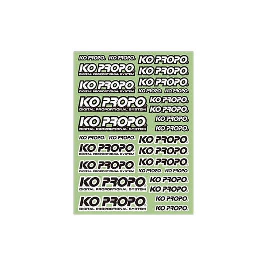 KO Decal Black/White