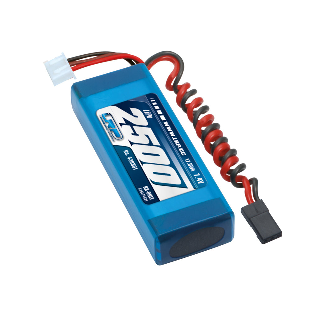 Lipo 2500 RX-Pack 2/3A Straight - 7.4V