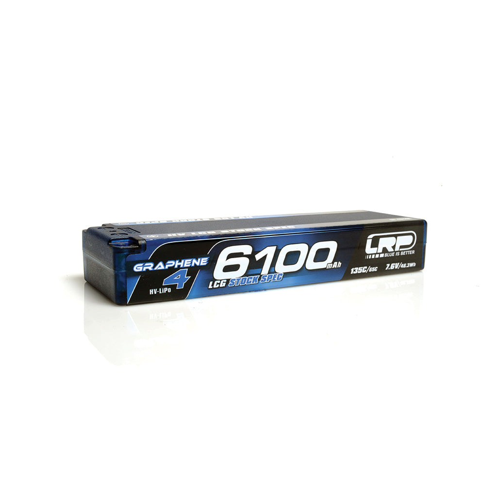 LRP LiPo 6100mAh Graph4 HV LCG Stock 7.6v