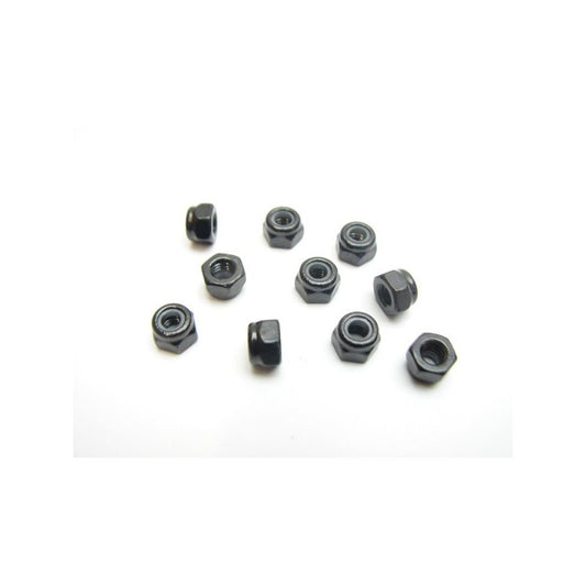 M4mm Nut Lock (BK)(10PC)