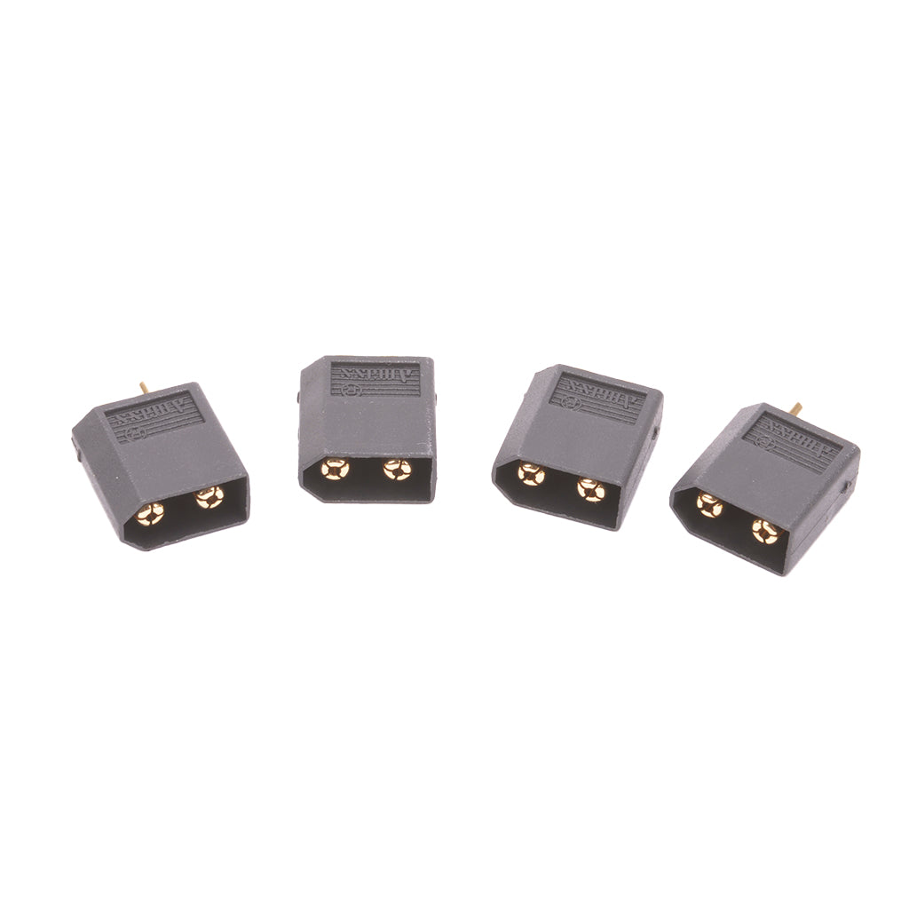 XT60 Plug Male Only Black - 4pcs