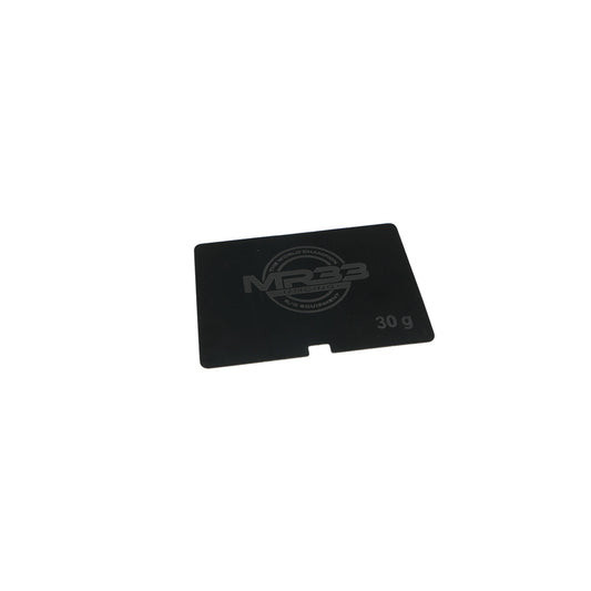 MR33 30g Steel Battery Weight 0.6mm - Black