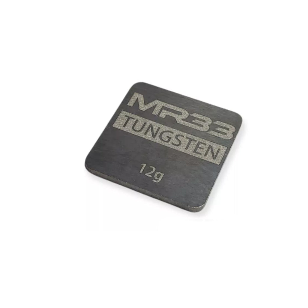 MR33 Tungsten Weight - 21 x 21 x 1.5mm - 12g