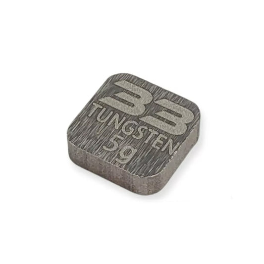 MR33 Tungsten Weight - 10 x 10 x 3mm - 5g