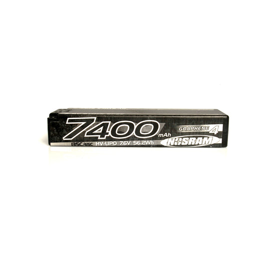 HV Stock Spec Graphene4 - 7400mAh 7.6v 135C/65C