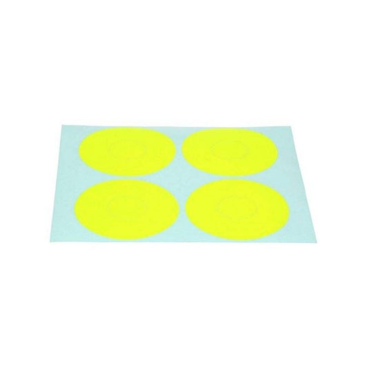 Performa 1/8 Buggy Wheel Sticker - Yellow -4pcs