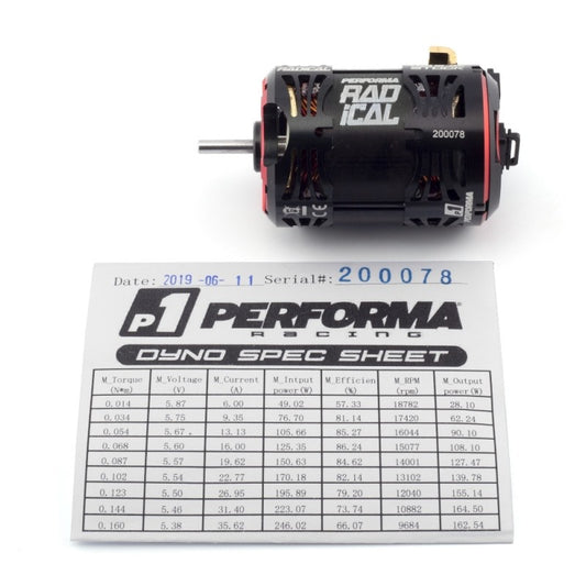 Performa P1 Radical 540 Stock Spec V2 Motor (Qualified) - 13.5T