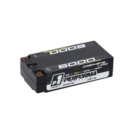 Performa Racing Graphene HV Lipo SHORTY 6000 7.6V 120C - BRCA