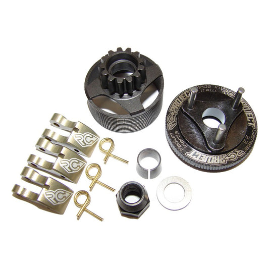 RC Project 3-Shoe Complete Clutch Set - (Steel - Medium Weight)