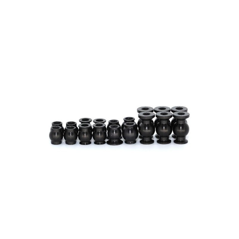 RC-Project Kit Balls "REVERSE" in Ergal 7075-T6 for Mugen Seiki MBX8