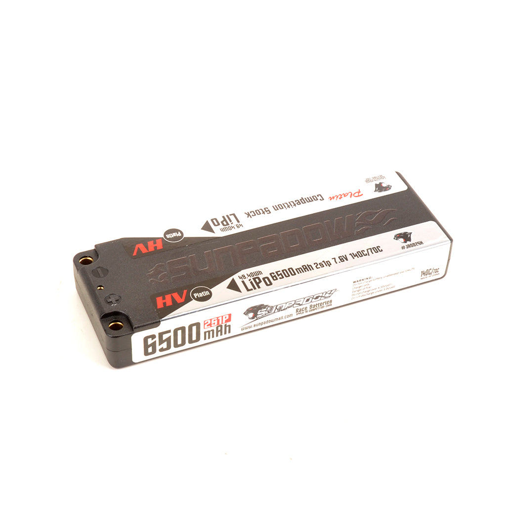 Sunpadow LiPo 6500-7.6V-2S1P-140C LP Stick Platin