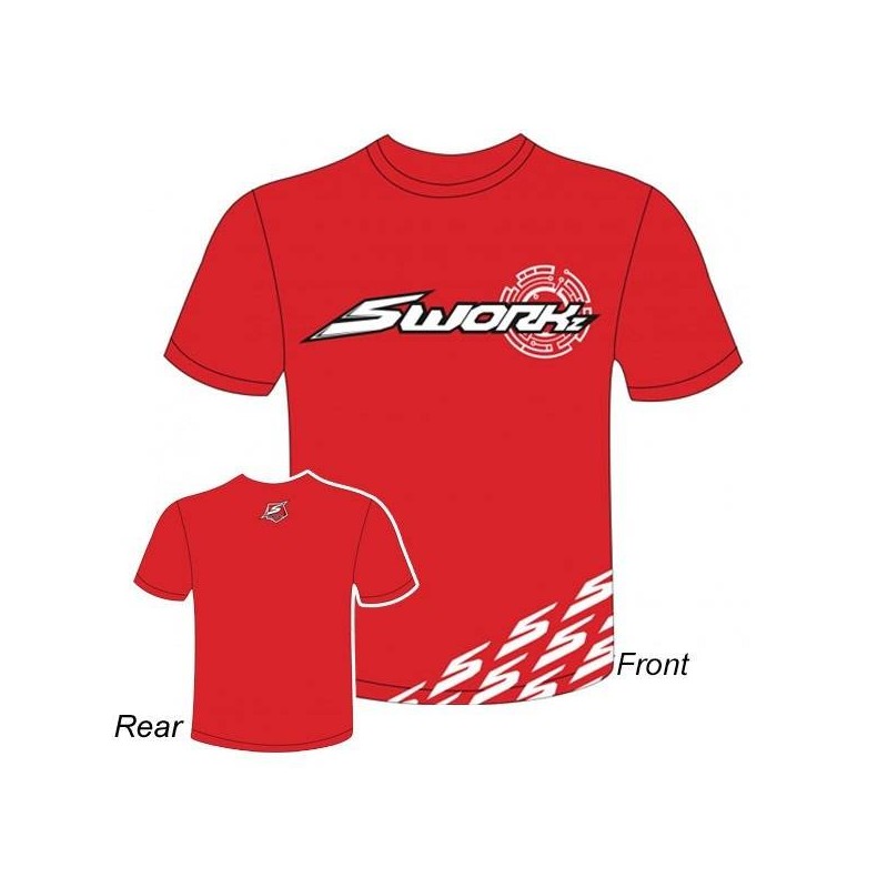 SWORKz 2017 T Shirt RED - 2XL