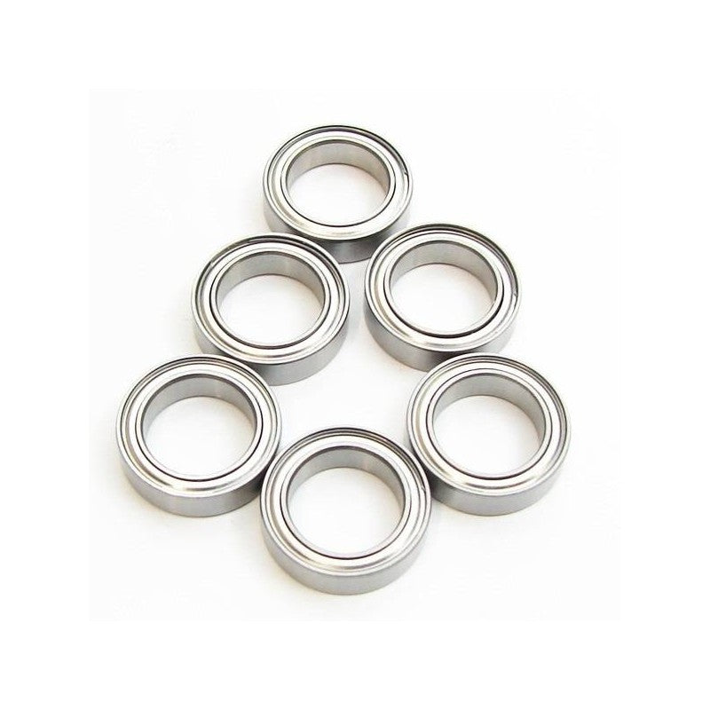 SWORKz Competition 10x15x4mm Bearings Metal Case -6pcs