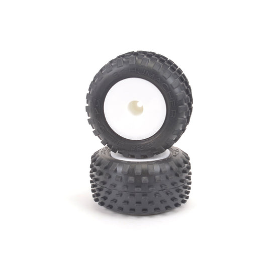 Stagger Rib-Yell-Truck Tyre - Pre-Glued pr