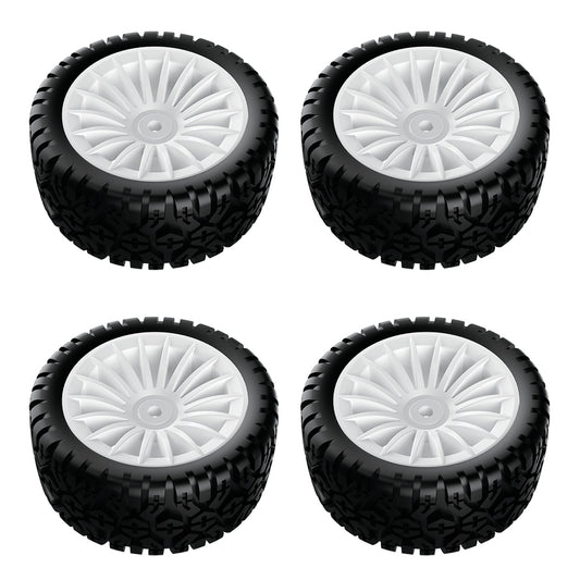 UDIRC Rally L - Tyres -A x4 (White wheel)