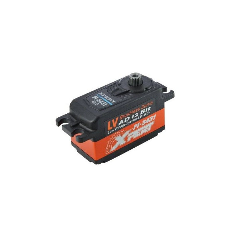 Xpert RC PI-3431 Brushless Low Profile Servo 10.20kg 0.07 Sec 6.0v Alloy Center Case 4.8-6.0v